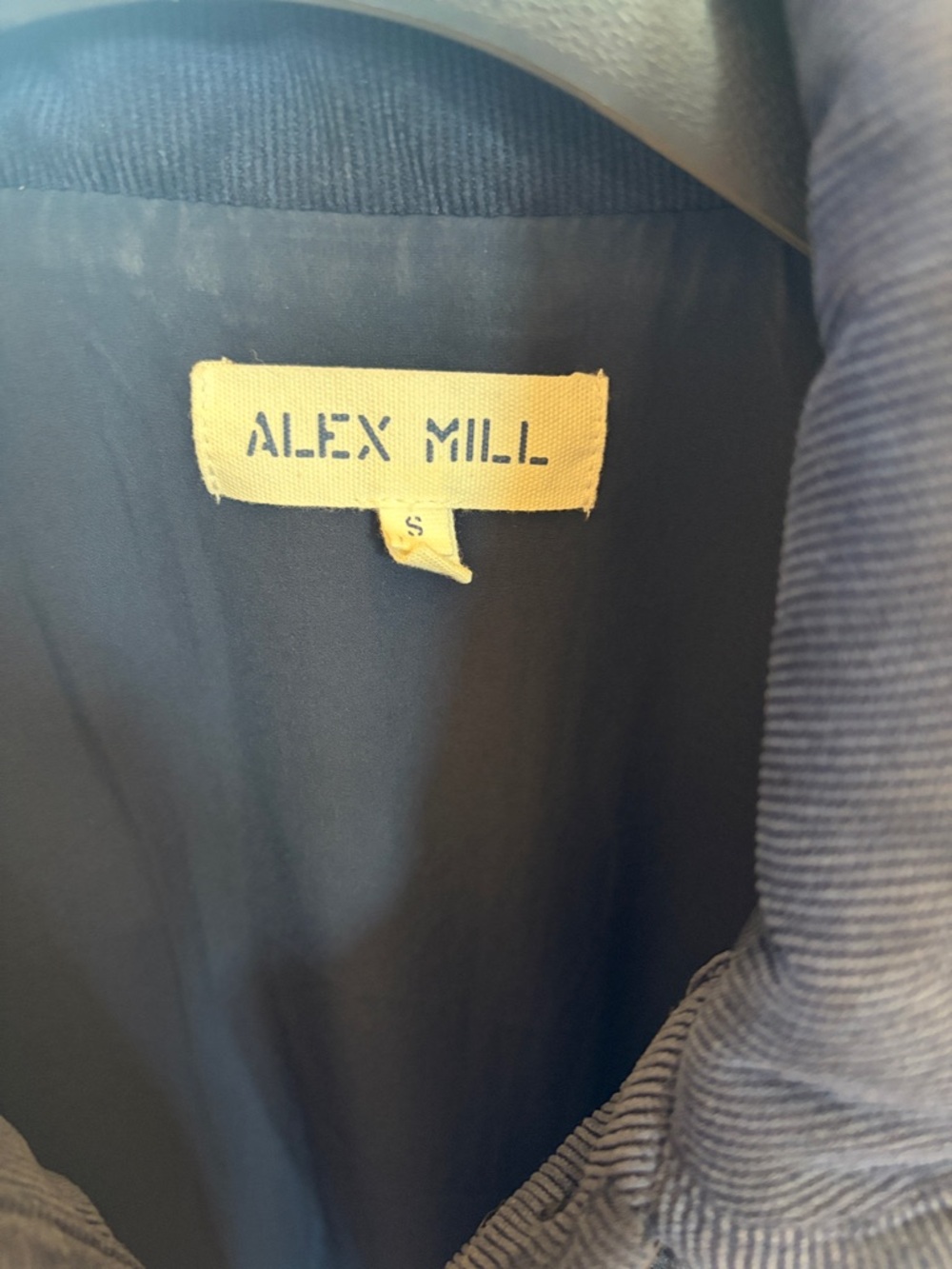Alex Mill Navy Sherpa Jacket - Picture 2 of 4